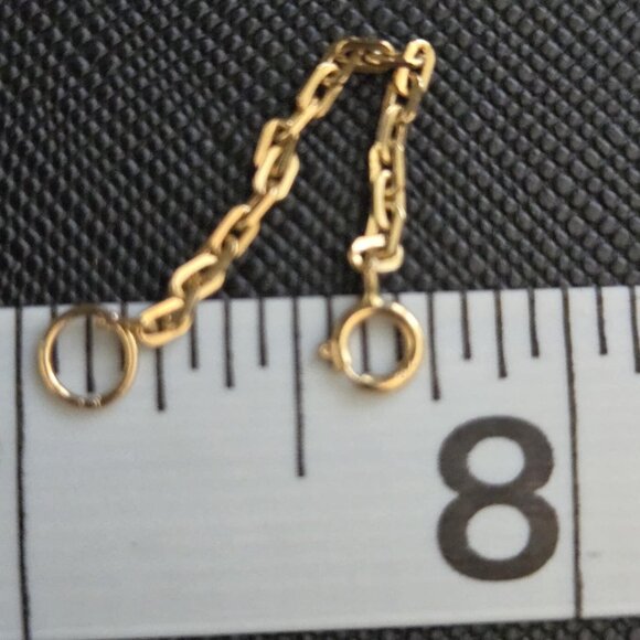 Gold Extender for necklace or bracelet - Picture 13 of 17